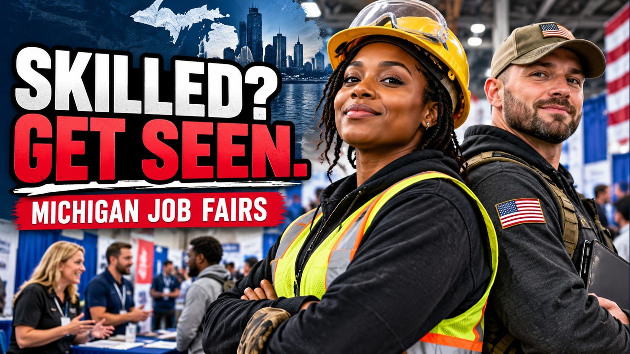 Skilled? Get seen. Watch a Michigan skilled trades job fair video.